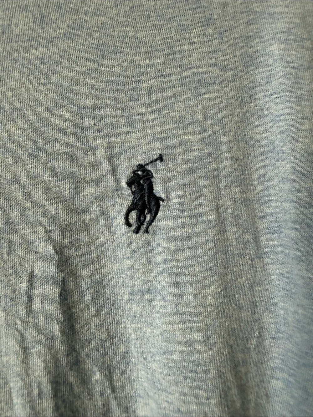 Polo by Ralph Lauren Light Blue V-Neck Short Sleeve Tee, size M